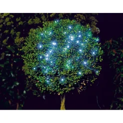 Flector Garten LED-Solar-Lichterkette 50 LEDs inkl Dämmerungssensor
