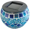 Flector Garten LED-Solar-Tischleuchten Mosaik blau