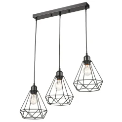 Flector Hängeleuchte Tiffany schwarz