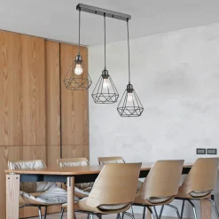 Flector Hängeleuchte Tiffany schwarz