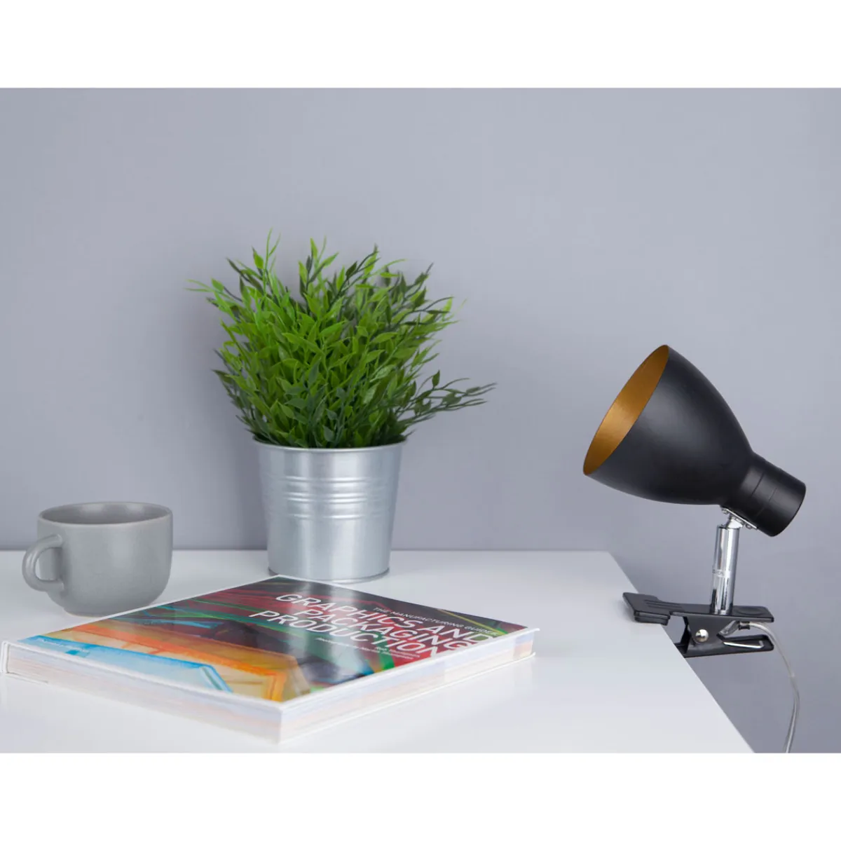 Flector Klemmleuchte Patty schwarz