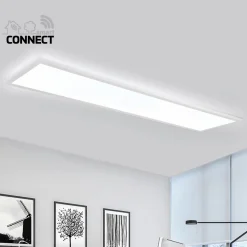 LED-Panel Smart Connect 120 x 30 cm weiß^Flector