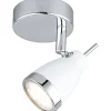 Flector LED-Spotserie Retro White 1 Spot weiß