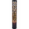 Flector LED-Stehleuchte Kamina schwarz-kupfer 13 x 80 cm