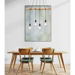 Pendelleuchte Fleetwood mit Naturholz*Flector Sale