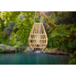 Solar-Laterne Sumeria inkl Leuchtmittel naturfarben Jute*Flector Best