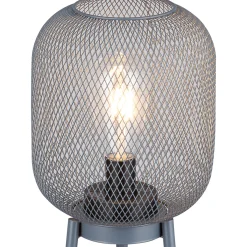 Solar-Laterne Urban Nova 2in1 grau Metall warmweiße LED*Flector Discount