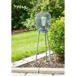 Solar-Laterne Urban Nova 2in1 grau Metall warmweiße LED*Flector Discount