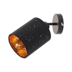 Spotserie Kassandra schwarz-gold 1 flg.*Flector