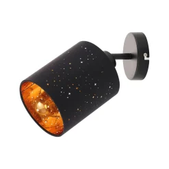 Spotserie Kassandra schwarz-gold 1 flg.*Flector