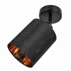 Spotserie Kassandra schwarz-gold 1 flg.*Flector