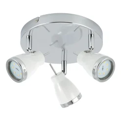 Flector Spotserie Retro White weiß-chrom GU10