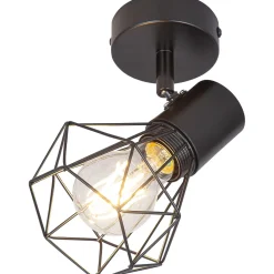 Flector Spotserie Tabea 1-flg schwarz 17,5 x 16 x 17 cm