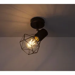 Flector Spotserie Tabea 1-flg schwarz 17,5 x 16 x 17 cm