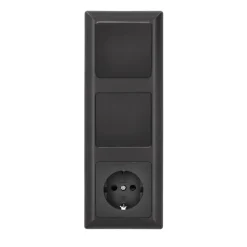 Flector Steckdose mit Kindersicherung anthrazit