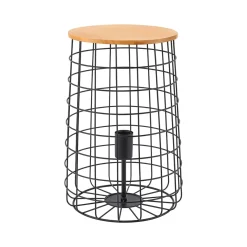 Stehleuchte Galvani mit Holzablage^Flector Best