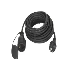 Flector Technik Gummi-Verlängerung schwarz 10 m