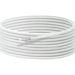SAT-Koaxialkabel 90 dB weiß 100 cm*Flector Technik Clearance