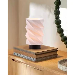 Tischleuchte Rumba H 26 Durchmesser 15 cm weiss E27*Flector Best