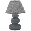 Tischleuchte Steinoptik grau*Flector Online