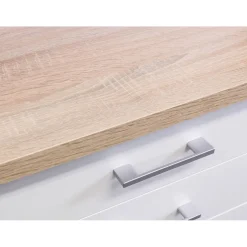 Flex-Well Arbeitsplatte „Samoa“, 220x60x2,8 cm, Sonoma Eicheoptik