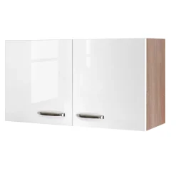 Flex-Well Küchenoberschrank „Valero“, 100x54,8x32 cm, weiß/Sonoma Eiche