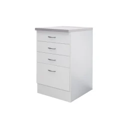 Küchenunterschrank „Wito“, 50x85x60 cm, weiß*Flex-Well