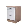 Küchenunterschrank „Valero“ 60x86x60 cm, weiß/Sonoma Eiche^Flex-Well Sale