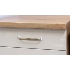 Küchenunterschrank „Valero“, 50x86x60 cm, weiß/Sonoma Eiche*Flex-Well Best