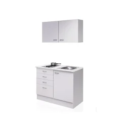 Flex-Well Miniküche „WITO 501-000“, 100x60 cm, weiß