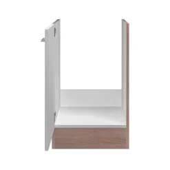 Flex-Well Spülenunterschrank „Samoa“, 50x82,2x57,1 cm, weiß/Sonoma Eiche