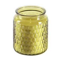 Flower Power Citronellakerze MASSICCIO im Glas 10 x 12 cm