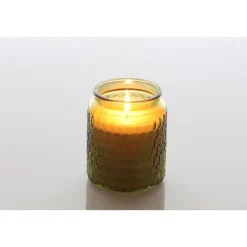 Flower Power Citronellakerze MASSICCIO im Glas 10 x 12 cm