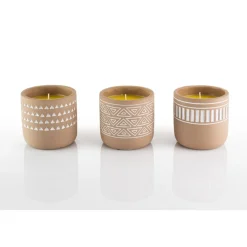 Flower Power Citronellakerze DURO im Terracottatöpfchen 10x10 cm^ Best