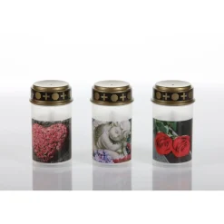 Flower Power LED Outdoor Grablampe mit Dorn TUMBA WHITE 7 x 13 cm Kunststoff