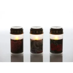 Flower Power LED Outdoor Grablampe mit Dorn TUMBA WHITE 7 x 13 cm Kunststoff