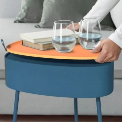 Fontastic Drahtloser Lautsprecher Mesu im Tisch Design blau