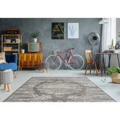 Fransenteppich „Baroque 800“, anthrazit