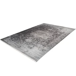 Fransenteppich „Baroque 800“, anthrazit