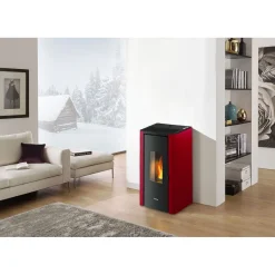 FreePoint Pelletofen Indigo bordeaux 2,5-7,0 kW