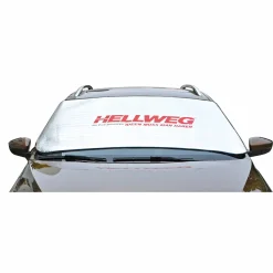 Frontscheibenabdeckung mit Hellweg-Logo 200 x 90 cm