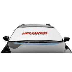 Frontscheibenabdeckung mit Hellweg-Logo 200 x 70 cm^ Hot