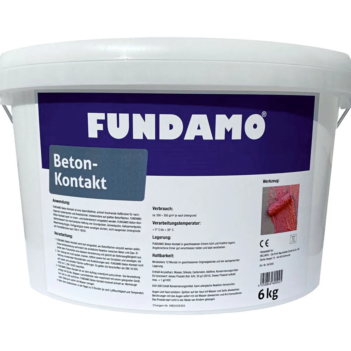 Haftbrücke Beton-Kontakt 6 kg*Fundamo Best