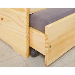 Inter Link Funktionscouch „Lotar“, 3 in 1, natur, 90x200 cm