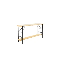 Fussbrett für Stehtische 200 x 27 cm Natur* Online