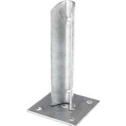 Alberts GAH Pfostenfuss feuerverzinkt 100 x 100 mm für 40 mm Zaunpfosten