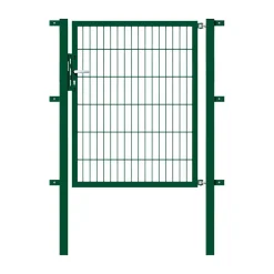 Alberts GAH Stabgitter-Einzeltor grün-feuerverzinkt 1000 x 1200/1700 mm zum Einbetonieren