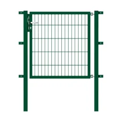 GAH Stabgitter-Einzeltor grün-feuerverzinkt 1000 x 1000/1500 mm zum Einbetonieren^Alberts Best