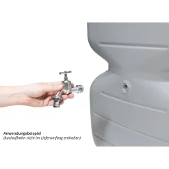 Gartentank Cubus 1000 Liter betongrau*Garantia Best