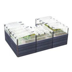 Garantia Hochbeet Ergo Quadro TurboPlus U L 80t Wood, inkl. FLORA Wassersparsystem